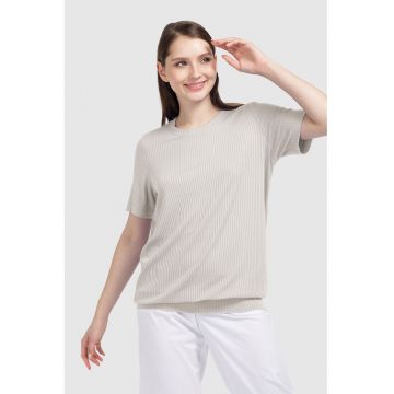 Tricou relaxed fit striat