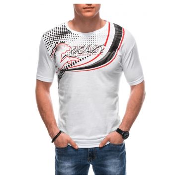 Tricou cu imprimeu S1849 - Pentru barbati - Bumbac