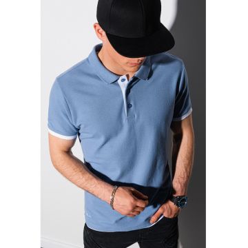 Tricou polo de bumbac cu material pique