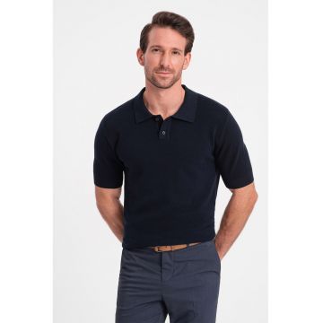 Tricou polo din material pique -