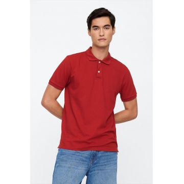 Tricou polo din material pique