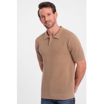 Tricou polo din material pique -