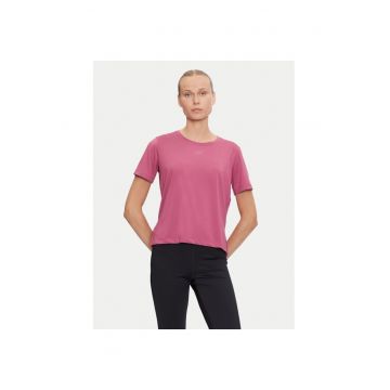 Tricou tehnic 4FWAW24TFTSF1012 Roz Loose Fit - Poliester