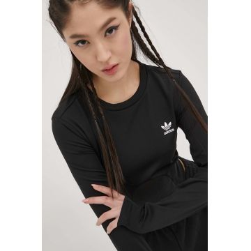 adidas Originals longsleeve Always Original HF2084 femei, culoarea negru HF2084-BLACK