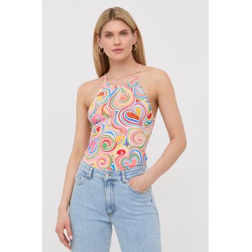 Love Moschino top femei, cu spate descoperit