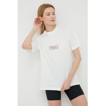 Peak Performance tricou din bumbac culoarea alb