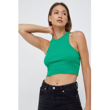 Pepe Jeans top femei, culoarea verde