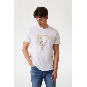 Tricou de bumbac cu imprimeu logo