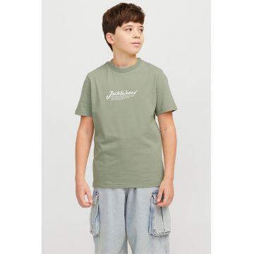 Tricou de bumbac cu logo