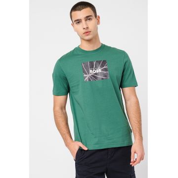 Tricou din bumbac cu model grafic Injungle