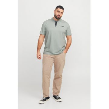 Tricou regular fit polo din amestec de bumbac