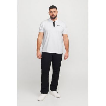 Tricou regular fit polo din amestec de bumbac