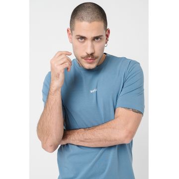 Tricou relaxed-fit cu decolteu la baza gatului Chup