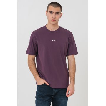 Tricou relaxed-fit cu decolteu la baza gatului Chup