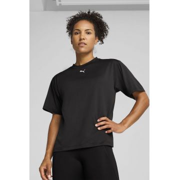 Tricou cu decolteu la baza gatului pentru fitness