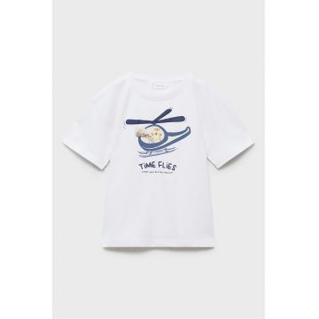 Tricou de bumbac cu imprimeu grafic