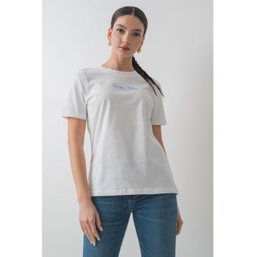 Tricou de bumbac cu imprimeu logo