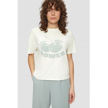 Tricou de bumbac cu imprimeu logo