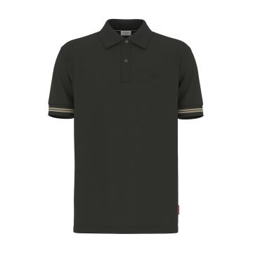 Tricou polo cu model texturat