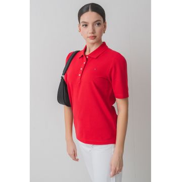 Tricou polo cu model uni