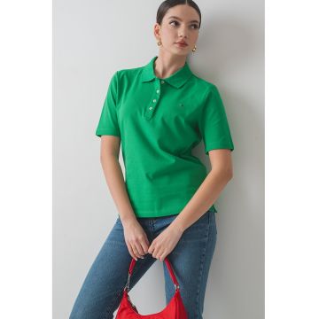 Tricou polo cu model uni