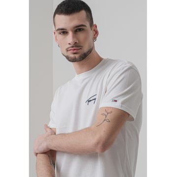 Tricou regular fit cu detaliu logo