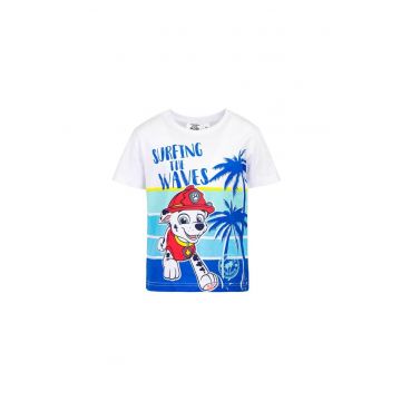 Tricou baieti - Surfing the Waves - albastru