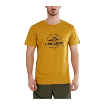 Tricou Basic-T Logo 12 Galben