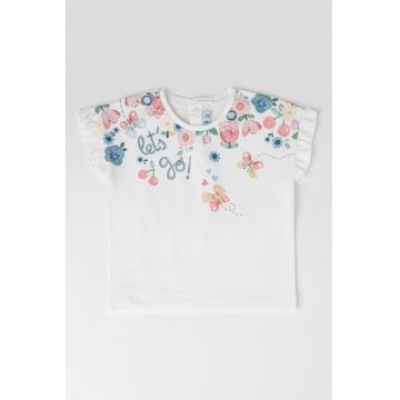 Tricou cu imprimeu floral