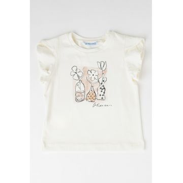 Tricou de bumbac cu imprimeu grafic