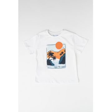 Tricou de bumbac cu imprimeu grafic