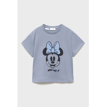 Tricou din bumbac cu model Minnie Mouse