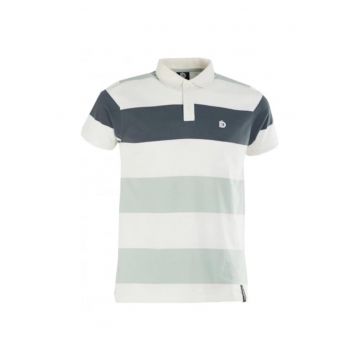 Tricou Incognito Stripe Poloshirt - Verde deschis