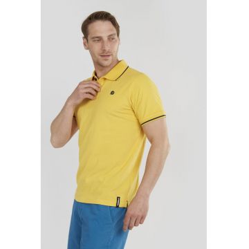 Tricou polo cu logo mic brodat Incognito