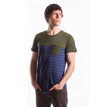 Tricou regular fit bicolor Chester