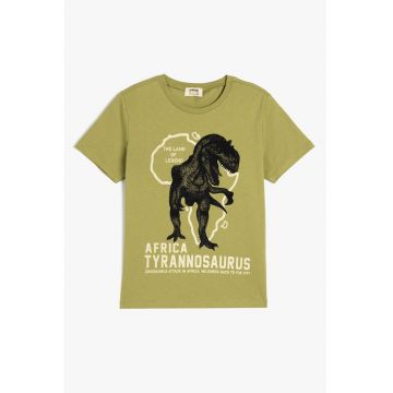 Tricou cu imprimeu cu dinozauri