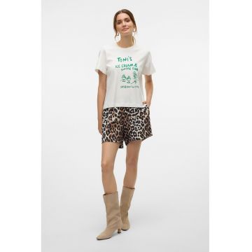 Tricou de bumbac organic cu imprimeu