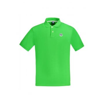 Tricou polo barbati - cu mini logo brodat - Regular fit -