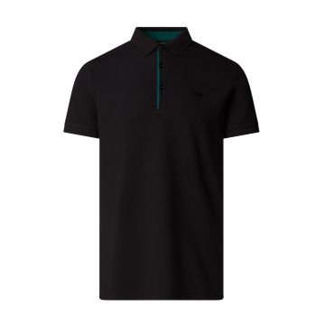 Tricou polo slim fit cu logo brodat