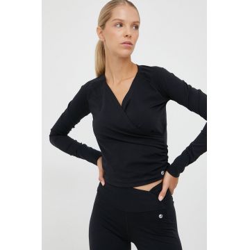 Deha longsleeve femei, culoarea negru