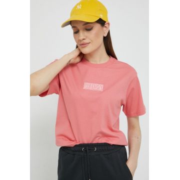 Fila tricou din bumbac culoarea portocaliu