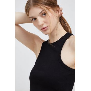 Pepe Jeans top femei, culoarea negru