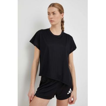 Adidas Performance tricou de antrenament HIIT Quickburn culoarea negru