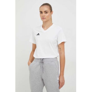 adidas Performance tricou din bumbac culoarea alb HC0442