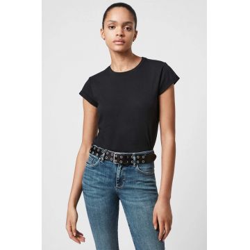 AllSaints tricou din bumbac culoarea negru