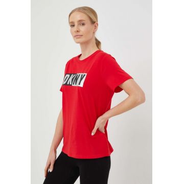 Dkny tricou femei, culoarea roz