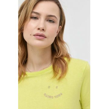 PS Paul Smith tricou din bumbac culoarea verde