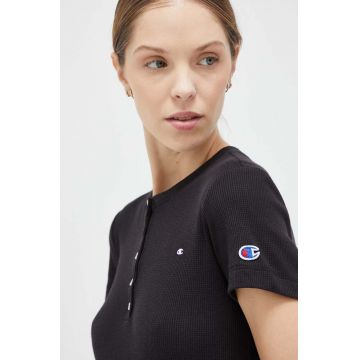 Champion tricou femei, culoarea negru