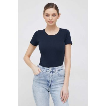 Pepe Jeans tricou Winona femei, culoarea albastru marin