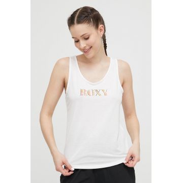 Roxy maiou de pijama culoarea alb